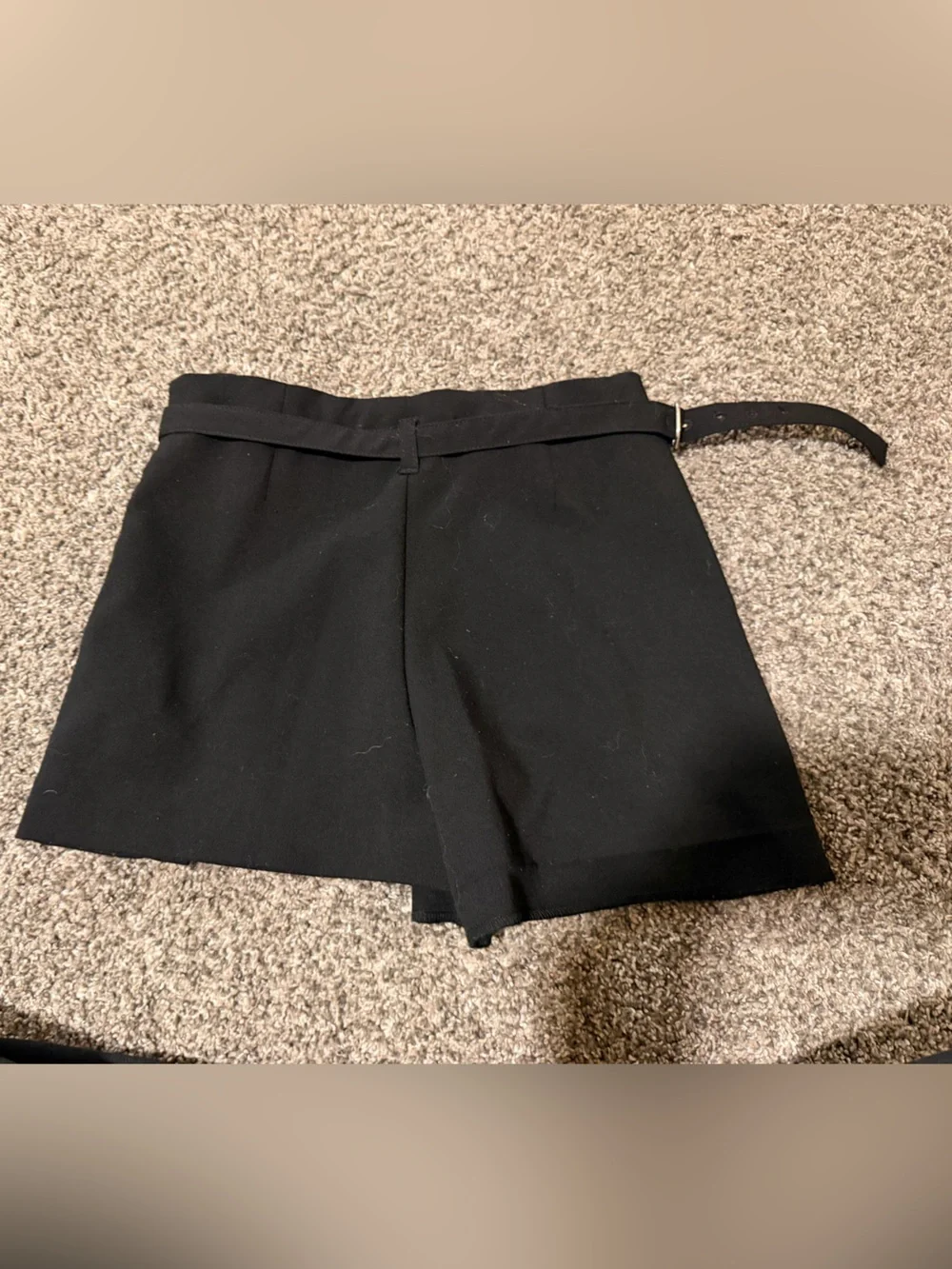 Zara Girls Black Pleated Skort